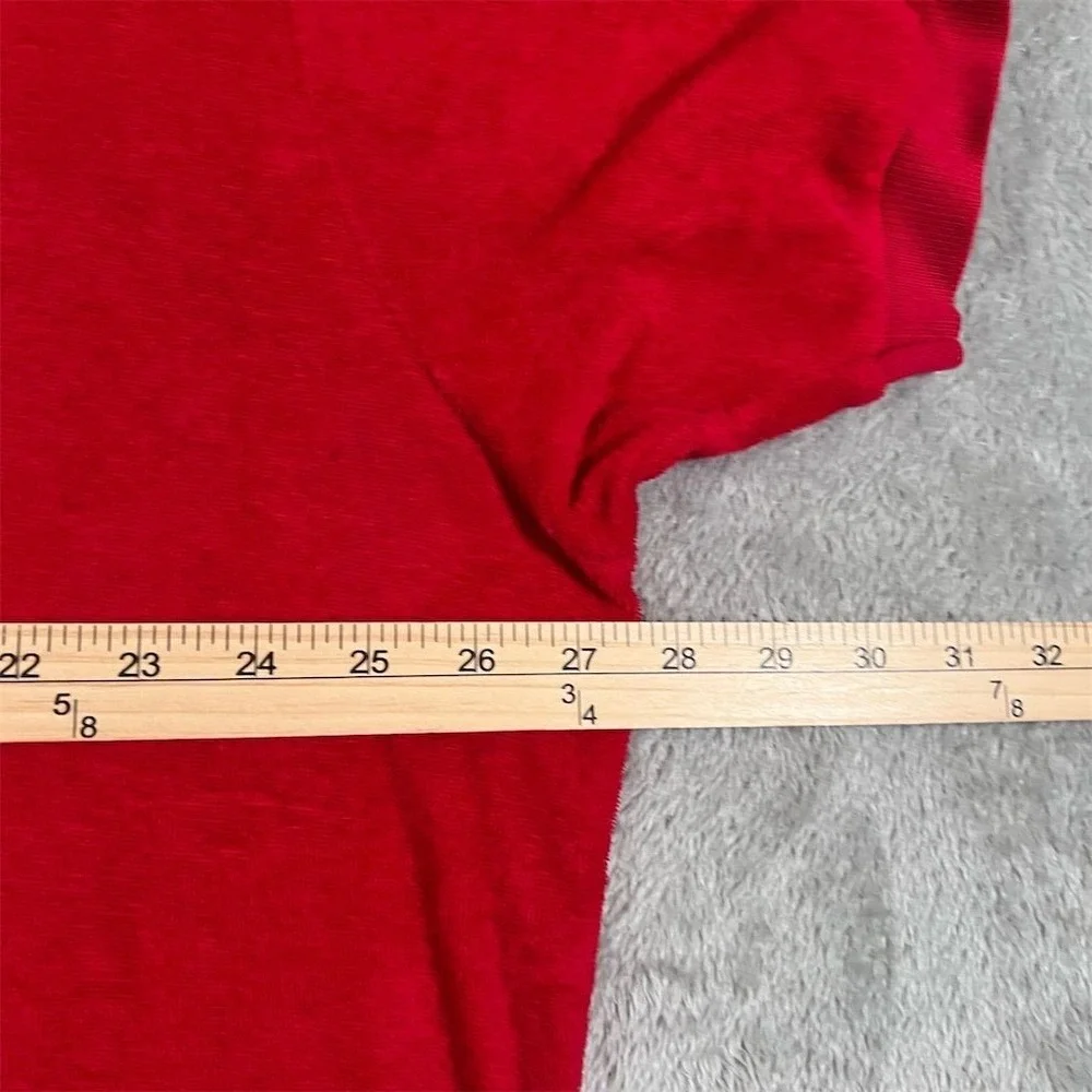 Polo Ralph Lauren Polo Terry Shirt Men's Red Size Large Short Sleeve‎ Casual USA